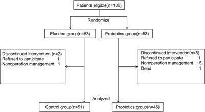 Perioperative probiotics attenuates postoperative cognitive dysfunction in elderly patients undergoing hip or knee arthroplasty: A randomized, double-blind, and placebo-controlled trial